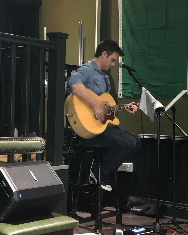 A live gig in Worthing